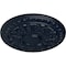 Ekena Millwork Colton Ceiling Medallion (Fits Canopies up to 4 3/4"), 15 3/4"OD x 1 1/2"P, Midnight Dream CM15CNMDF - alternate 3